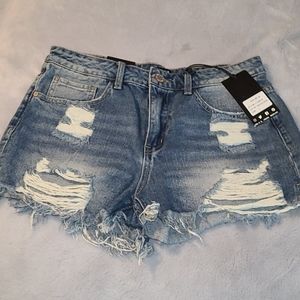 New Distressed shorts